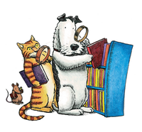 cat dog and bookshelf.png cat dog and bookshelf.png